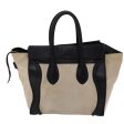 CELINE Luggage Mini Shopper Hand Bag Canvas Leather Beige fm2541 Supply