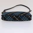 BURBERRY Nova Check Blue Label Shoulder Bag Canvas Leather 2way BlackNew 49103 Discount