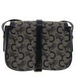 CELINE C Macadam Canvas Shoulder Bag Navy ar10062 Discount