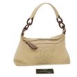 CHANEL Shoulder Bag Caviar Skin Beige CC  am3924 For Discount