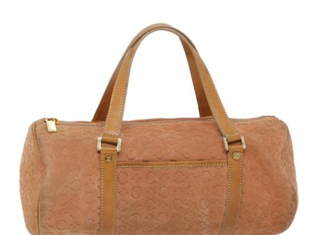 CELINE C Macadam Canvas Hand Bag Orange 57237 Online Hot Sale