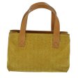 CELINE C Macadam Canvas Hand Bag Yellow 58815 Fashion