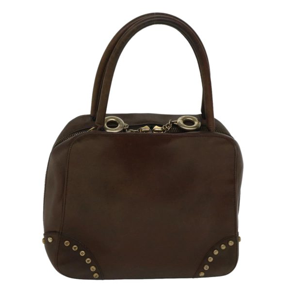 CELINE Hand Bag Leather Brown bs9808 For Cheap