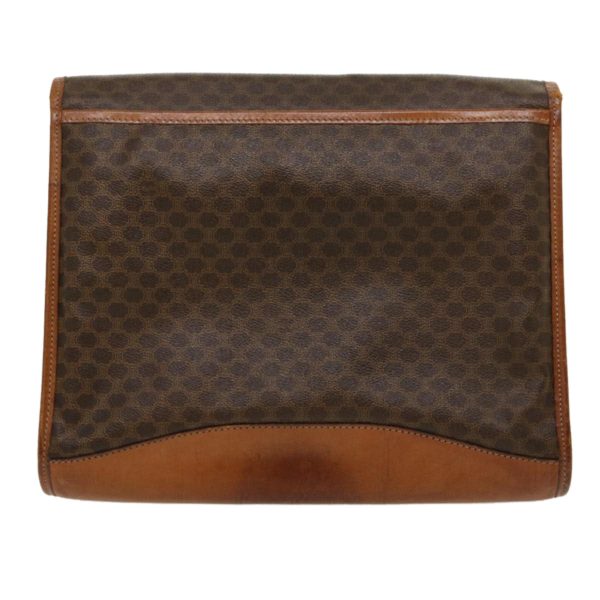 CELINE Macadam Canvas Clutch Bag Brown 30906 Online Sale