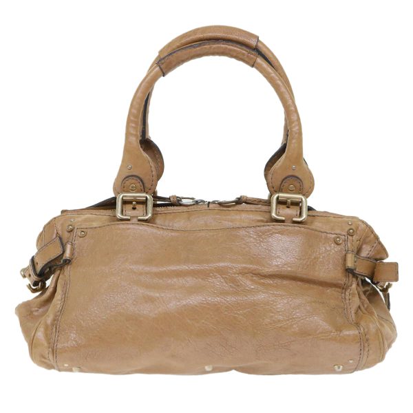 Chloe Paddington Hand Bag Leather Brown 04-07-532  bs7515 Supply