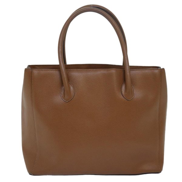 CELINE Hand Bag Leather Brown 81859 For Sale