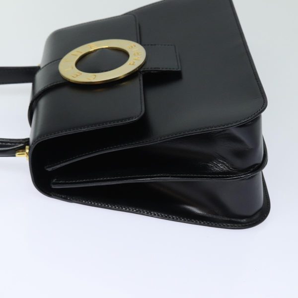 CELINE Hand Bag Leather Black 79863 Discount