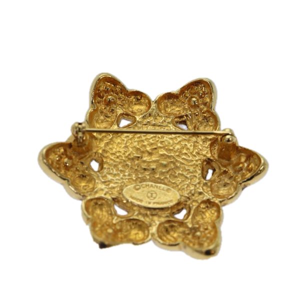 CHANEL Brooch Metal Gold Tone CC  bs17053 Online Sale