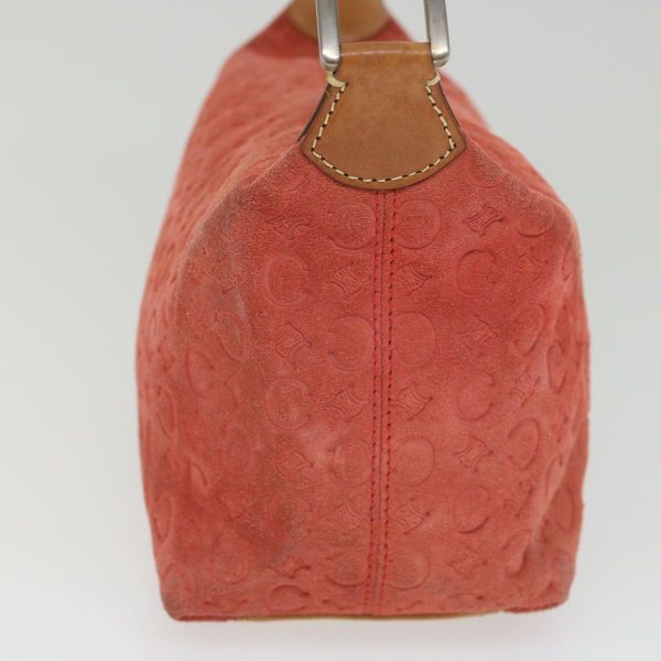 CELINE C Macadam Canvas Shoulder Bag Red yk9316 Hot on Sale