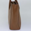 CELINE Hand Bag Leather Brown 81859 For Sale