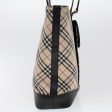 BURBERRY Nova Check Shoulder Bag Canvas Beige BlackNew ti1162 For Discount