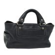 CELINE Hand Bag Leather Black 80876 Sale