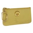 CELINE Coin Purse Leather Yellow hk413 Online now