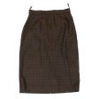 FENDI Zucchino Canvas Skirt Brown  ar6747 Discount