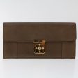 Chloe Wallet Leather 4Set Beige Brown  bs7056 Online now