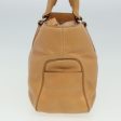 CELINE Hand Bag Leather Beige 80885 Fashion