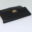 CELINE Clutch Bag Leather Black 81129 Discount