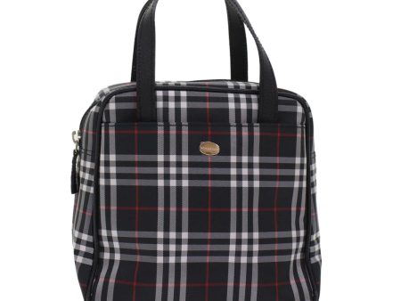 BURBERRY Nova Check Hand Bag Nylon BlackNew ep1123 Discount