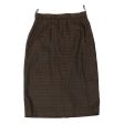 FENDI Zucchino Canvas Skirt Brown  ar6747 Discount