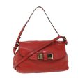 Chloe Accessory Pouch Leather 2way Red  yk8693 Hot on Sale