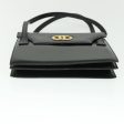 CELINE Circle Shoulder Bag Leather Black rd5696 on Sale