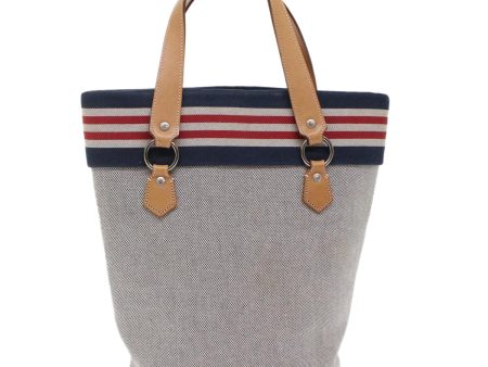 BURBERRY Blue Label Hand Bag Canvas GrayNew bs6953 For Sale