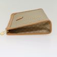 CELINE Macadam Canvas Clutch Bag PVC Leather Beige 48156 For Cheap