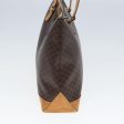 CELINE Macadam Canvas Tote Bag PVC Brown yk13229 Hot on Sale