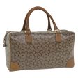 CELINE C Macadam Canvas Hand Bag Beige tp628 on Sale