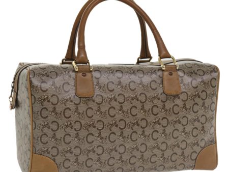 CELINE C Macadam Canvas Hand Bag Beige tp628 on Sale