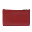 CELINE Coin Purse Leather Red 50848 Fashion