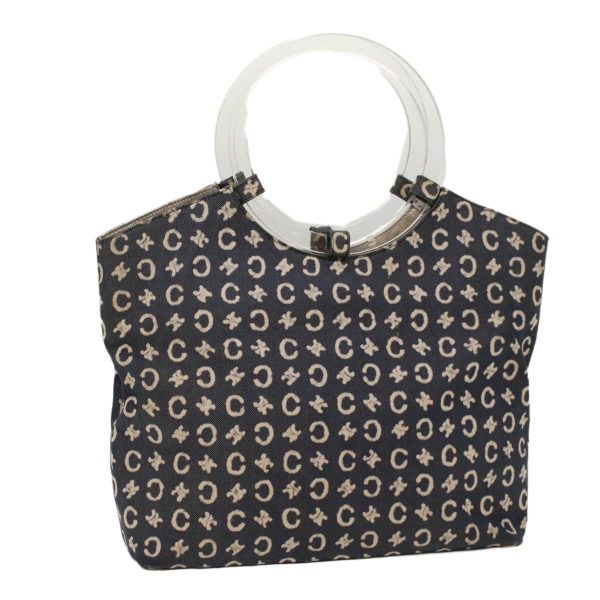 CELINE C Macadam Canvas Hand Bag Navy ep1622 Hot on Sale