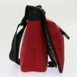 BURBERRY Nova Check Shoulder Bag Nylon RedNew bs6668 on Sale