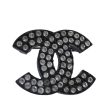 CHANEL Stone Brooch metal Silver CC  89004 For Sale