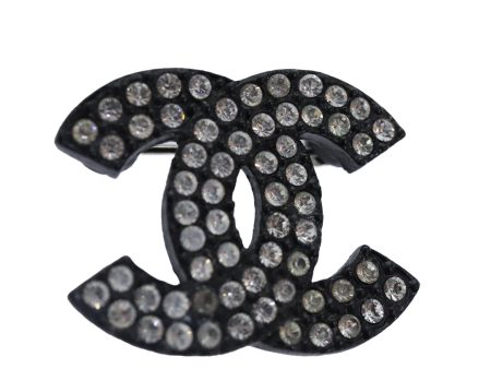 CHANEL Stone Brooch metal Silver CC  89004 For Sale