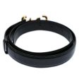 CELINE Horse Carriage Belt Leather 65 Black ti1368 Online