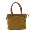 CELINE Hand Bag Nylon Khaki ar9963 Supply