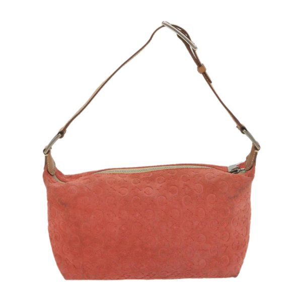 CELINE C Macadam Canvas Shoulder Bag Red yk9316 Hot on Sale