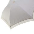 CELINE Macadam Canvas Folding Umbrella Nylon White yk7655B Online now