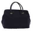 CELINE Hand Bag Nylon Navy ep1160 Online now