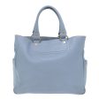 CELINE Boogie Bag Hand Bag Leather Blue ar10054B For Sale