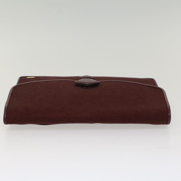 CELINE C Macadam Canvas Clutch Bag Red ep1263 on Sale