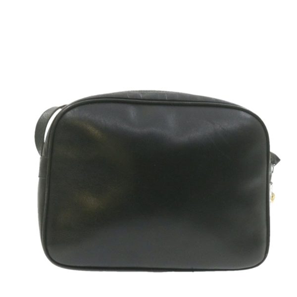 CELINE Horse Carriage Macadam Shoulder Bag Leather Black am1005g Online Hot Sale