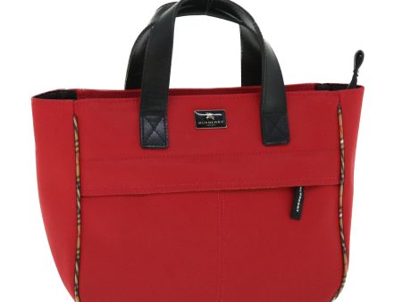 BURBERRY Hand Bag Nylon RedNew bs7648 Hot on Sale