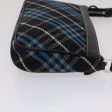 BURBERRY Nova Check Blue Label Shoulder Bag Canvas Leather 2way BlackNew 49103 Discount