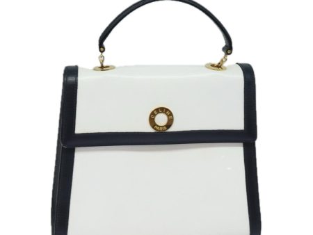 CELINE Hand Bag Leather White 80057 Discount