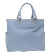 CELINE Boogie Bag Hand Bag Leather Blue ar10054B For Sale