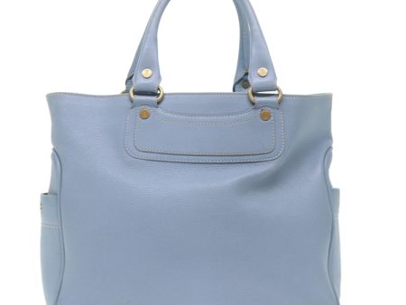 CELINE Boogie Bag Hand Bag Leather Blue ar10054B For Sale