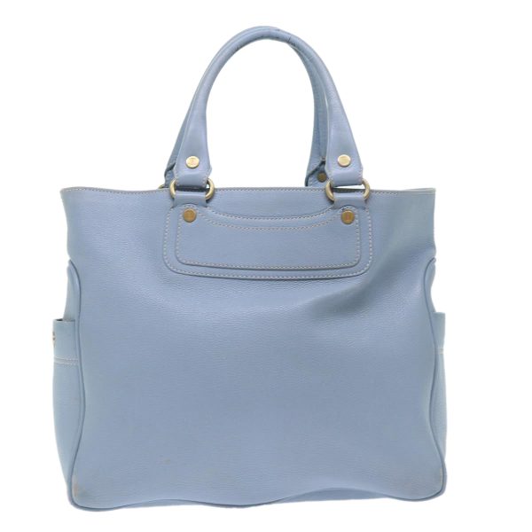 CELINE Boogie Bag Hand Bag Leather Blue ar10054B For Sale