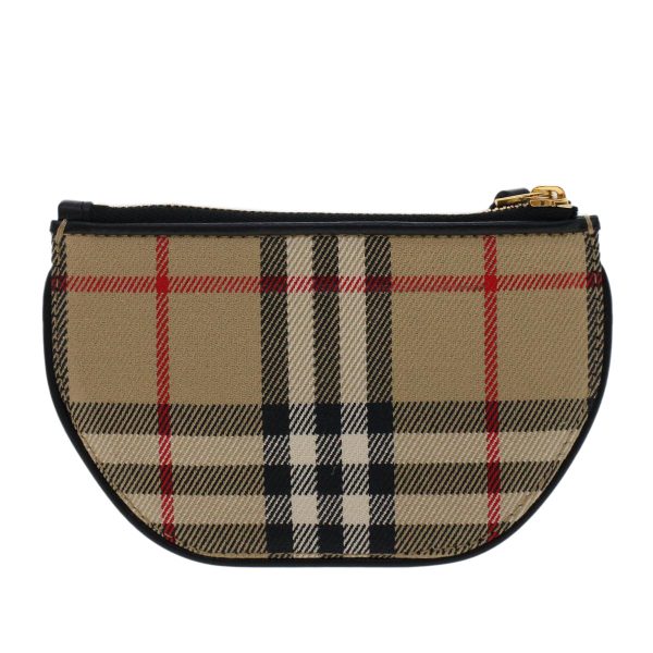 BURBERRY Nova Check Coin Purse Nylon BeigeNew 47493 For Cheap